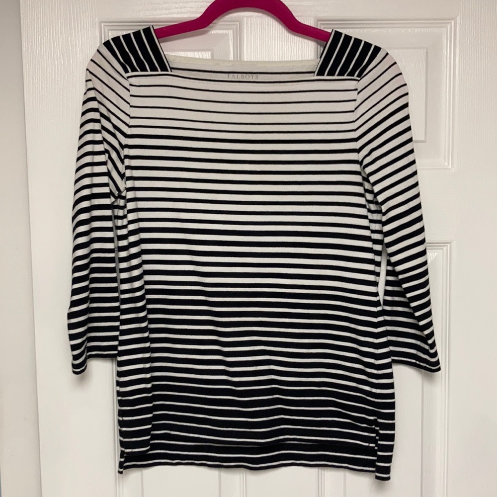 Talbots striped tee